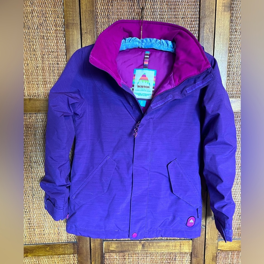 BURTON Dryride Jet Set Insulated Jacket Snowboarding Ski Purple Women's S